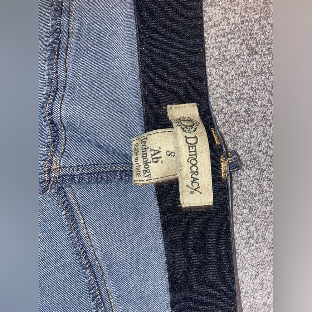 Democracy Ab Technology Classic Blue Women's 8 Skinny Jeans - Picture 4 of 7